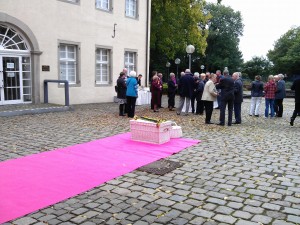 Sektempfang Schloss Martfeld Schwelm -8 | ©ihrehochzeitstauben