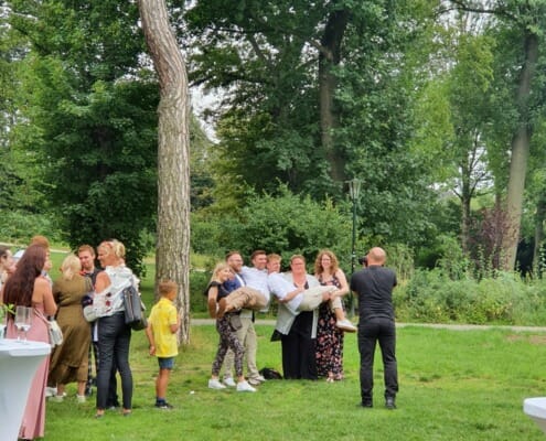 Empfang mit Hugo im Hofgarten